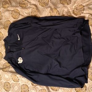 University Of Dallas Nike Dark Blue Quarter-Zip Size Large